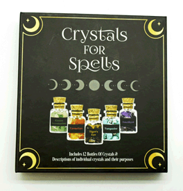Crystals for Spells Bottle Set